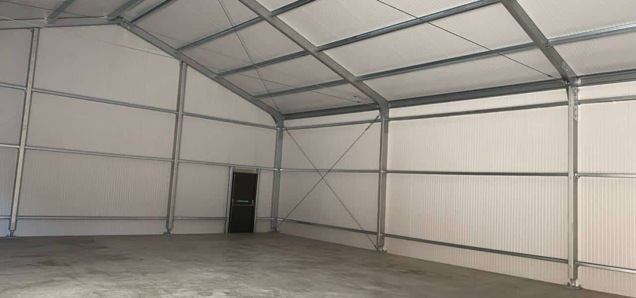 Storage Tent Interior