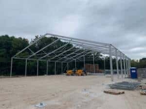 Storage Tent Interior