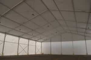 Storage Tent Interior